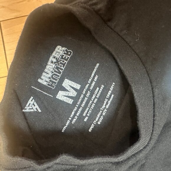 HUNTER X HUNTER Japanese Anime Manga T Shirt Tee Black Size Medium - Picture 5 of 7